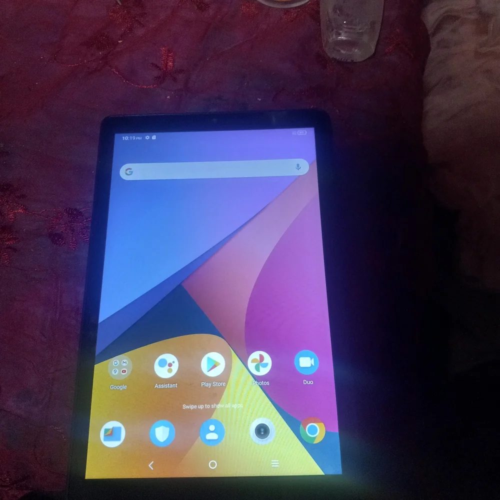TLC Black Tablet with Vibrant Display